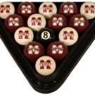 Mississippi State - Collegiate Licensed Billiard Ball Set