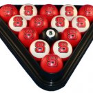 North Carolina State - Collegiate Licensed Billiard Ball Set