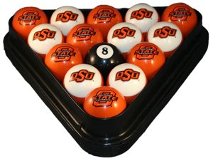 Oklahoma State - Collegiate Licensed Billiard Ball Set