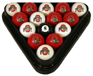 Ohio State - Collegiate Licensed Billiard Ball Set