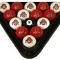 Ohio State - Collegiate Licensed Billiard Ball Set