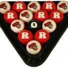 Rutgers - Collegiate Licensed Billiard Ball Set