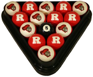 Rutgers - Collegiate Licensed Billiard Ball Set