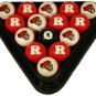 Rutgers - Collegiate Licensed Billiard Ball Set