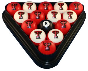 Texas Tech - Collegiate Licensed Billiard Ball Set