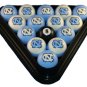 North Carolina, University of - Collegiate Licensed Billiard Ball Set