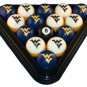 West Virginia - Collegiate Licensed Billiard Ball Set