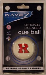 Rutgers - Collegiate  Cue Ball