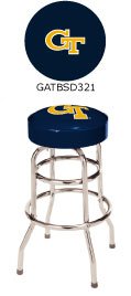 Georgia Tech - Collegiate Double Rung Bar Stool
