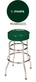 Miami - Collegiate Double Rung Bar Stool