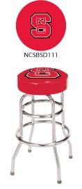 North Carolina State - Collegiate Double Rung Bar Stool