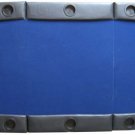 Padded Texas Hold'em Folding Table Top - Blue