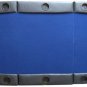 Padded Texas Hold'em Folding Table Top - Blue