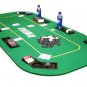 Texas Hold'em Folding Table Top w/ Cup Holders