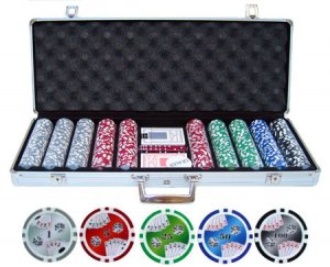 11.5g 500pc Double Royal Flush Poker Chip Set