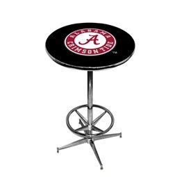 Alabama - Collegiate Pub Table w/ Foot Ring Base -  2