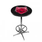 Arkansas - Collegiate Pub Table w/ Foot Ring Base -  2