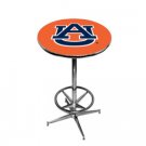 Auburn - Collegiate Pub Table w/ Foot Ring Base - 1