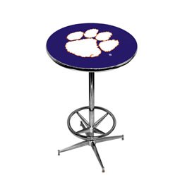 Clemson - Collegiate Pub Table w/ Foot Ring Base -152
