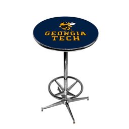 Georgia Tech - Collegiate Pub Table w/ Foot Ring Base - 101