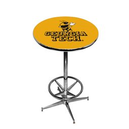 Georgia Tech - Collegiate Pub Table w/ Foot Ring Base -  102