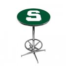 Collegiate Pub Table w/ Foot Ring Base - Michigan State 131