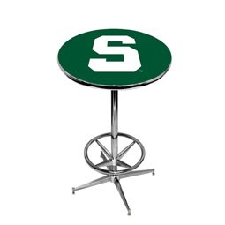 Collegiate Pub Table w/ Foot Ring Base - Michigan State 131
