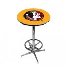 Collegiate Pub Table w/ Foot Ring Base - FloridaState 2