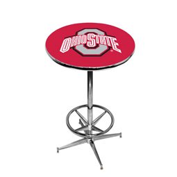 Ohio State - Collegiate Pub Table w/ Foot Ring Base - 101