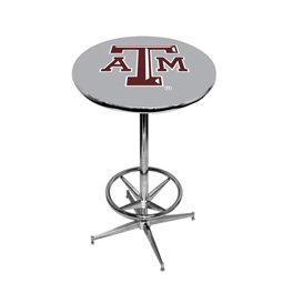 Texas A & M  - Collegiate Pub Table w/ Foot Ring Base - 212