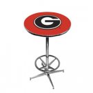 Georgia, University of - Collegiate Pub Table w/ Foot Ring Base - 121
