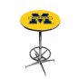 Collegiate Pub Table w/ Foot Ring Base - Michigan 102