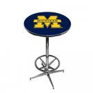 Collegiate Pub Table w/ Foot Ring Base - Michigan 121