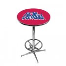 Mississippi, University of - Collegiate Pub Table w/ Foot Ring Base - 232