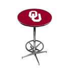 Oklahoma, University of - Collegiate Pub Table w/ Foot Ring Base - 231