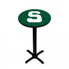 Collegiate Pedestal Pub Table - Michigan State 131