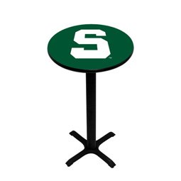 Collegiate Pedestal Pub Table - Michigan State 131
