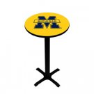 Michigan , University of - Collegiate Pedestal Pub Table - 102
