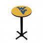 West Virginia  - Collegiate Pedestal Pub Table - 212