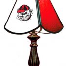 Georgia, University of - Collegiate Licensed Stained Glass 8.5" Table Lamps