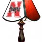 Nebraska - Collegiate Licensed Stained Glass 8.5" Table Lamps