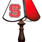 North Carolina State - Collegiate Licensed Stained Glass 8.5" Table Lamps
