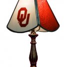 Oklahoma, University of - Collegiate Licensed Stained Glass 8.5" Table Lamps
