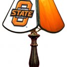Oklahoma State - Collegiate Licensed Stained Glass 8.5" Table Lamps