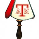 Texas A & M  - Collegiate Licensed Stained Glass 8.5" Table Lamps