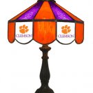 Clemson - Collegiate Licensed Stained Glass 14 “ Table Lamp