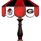 Georgia, University of - Collegiate Licensed Stained Glass 14 “ Table Lamps