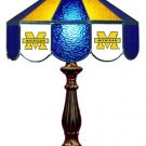 Michigan, University of  - Collegiate Licensed Stained Glass 14 “ Table Lamps