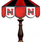Nebraska - Collegiate Licensed Stained Glass 14 “ Table Lamps