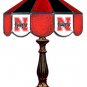 Nebraska - Collegiate Licensed Stained Glass 14 “ Table Lamps